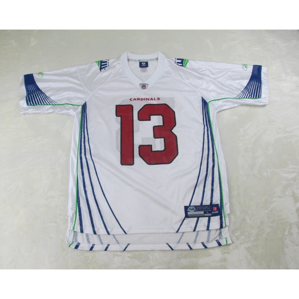 Kurt Warner Arizona Cardinals Jersey Mens‎ Large White Super Bowl NFL Football
